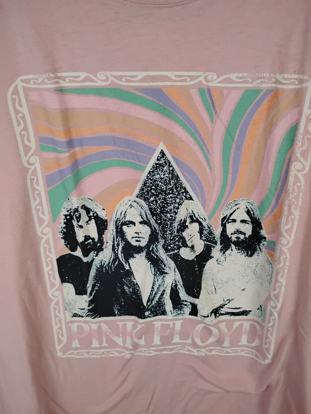 Pink Floyd Soft Pink Psychedelic Band Tee Size 3X - Picture 3 of 4